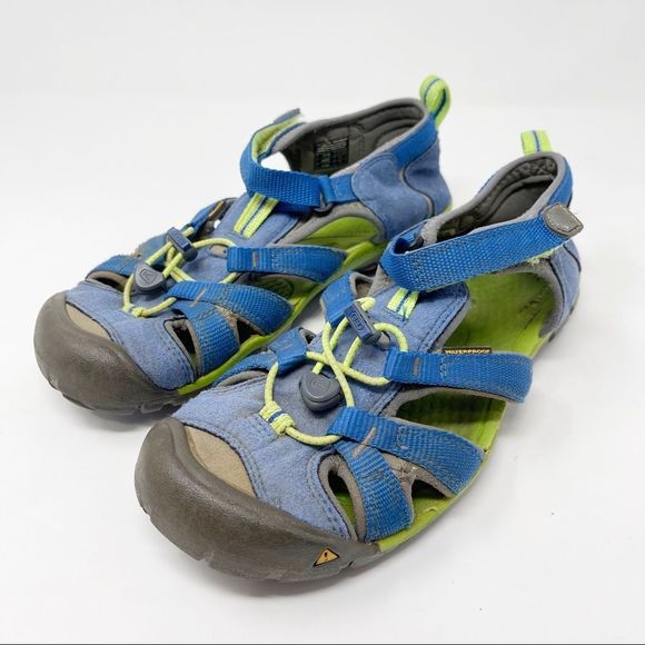 Keen Blue and Green Waterproof Sandals